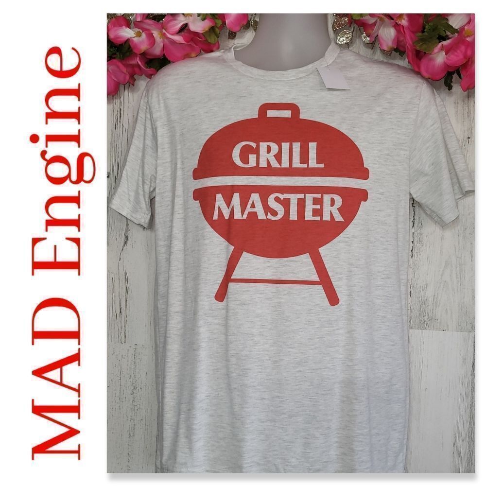 NWT Mad Engine Grill Master Tee